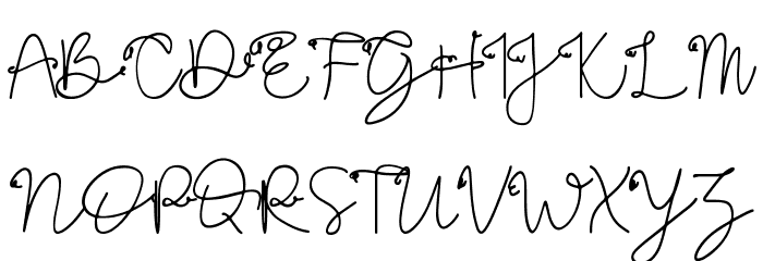 Lessie Font UPPERCASE
