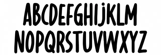 Lesson Learned フォント 大文字