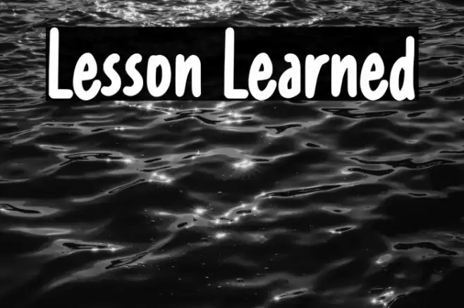 Lesson Learned フォント examples