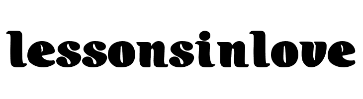 Lessons in Love  font caratteri gratis