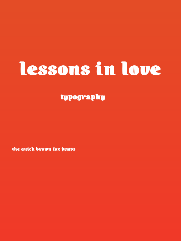 Lessons in Love Poster