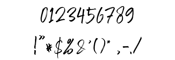 Lestagine Font OTHER CHARS
