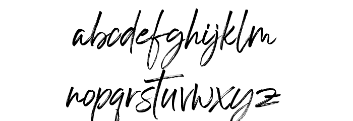 Lestagine Font LOWERCASE