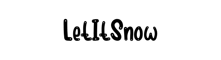 Let It Snow  Descarca Fonturi Gratis