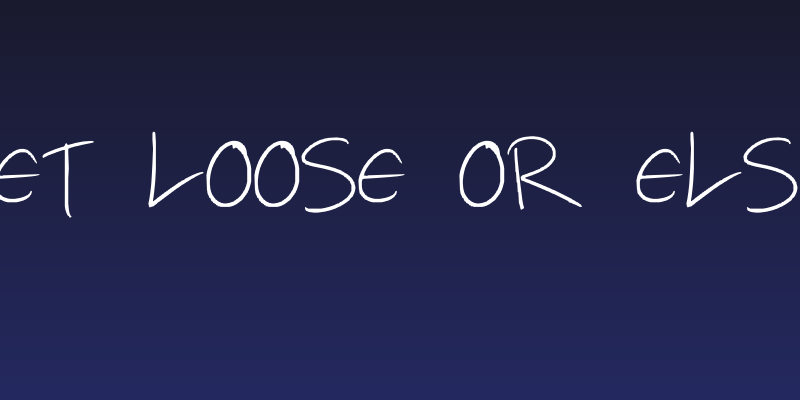 Let Loose or Else! Social Header