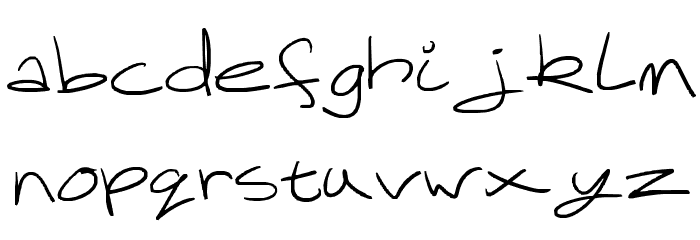 Let Loose or Else! Font LOWERCASE