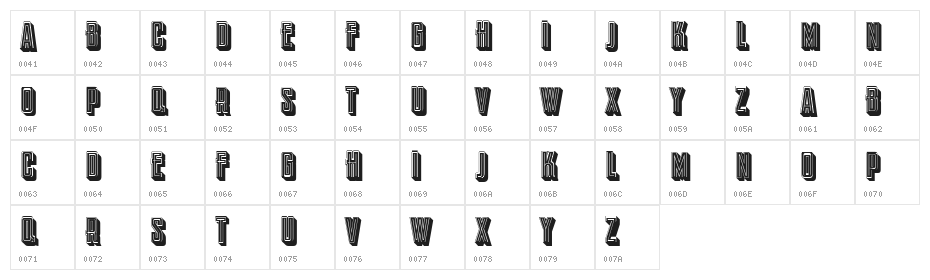 Let Me Watch Regular Character Map