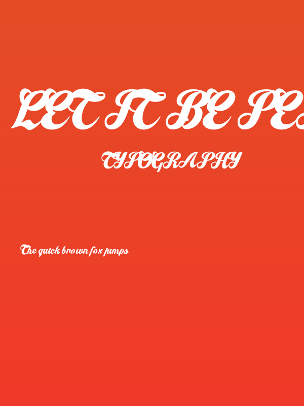 Let it Be Personal Use  Poster