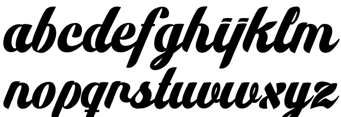 Let it Be Personal Use Font LOWERCASE