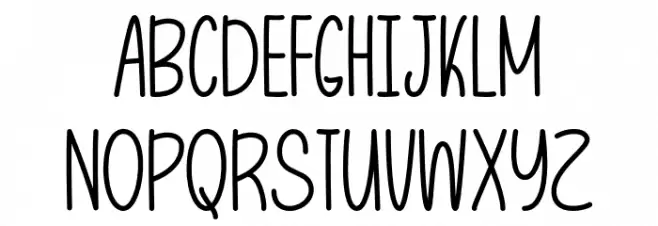 LetThatBeEnough Шрифта ВЕРХНИЙ