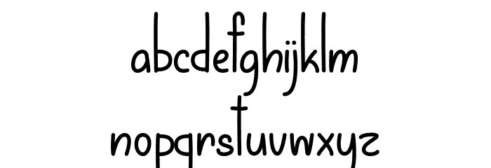 LetThatBeEnough Font LOWERCASE