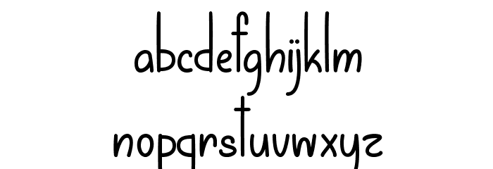 LetThatBeEnough Font LOWERCASE