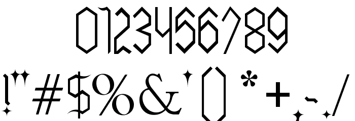 Leteske Font OTHER CHARS