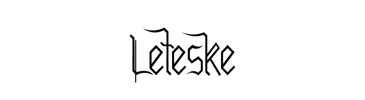 Leteske  Fuentes Gratis Descargar