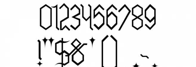 Leteske Font OTHER CHARS