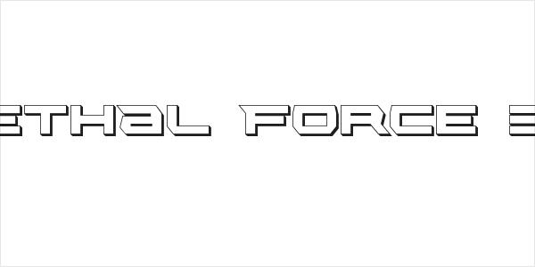 Lethal Force 3D Logo