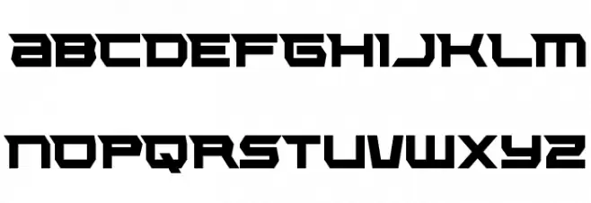 Lethal Force Condensed Schriftart Groß