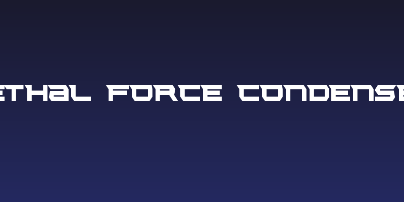 Lethal Force Condensed Social Header
