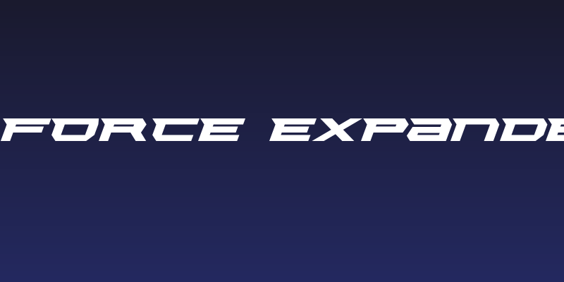 Lethal Force Expanded Italic Social Header