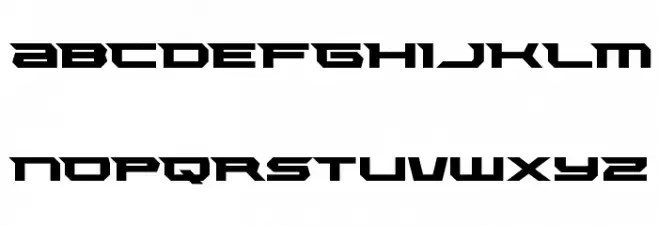 Lethal Force Expanded フォント 大文字
