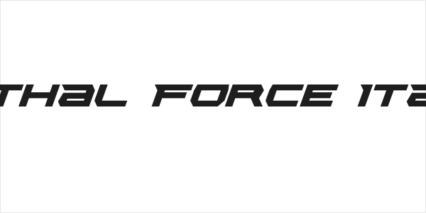 Lethal Force Italic Logo