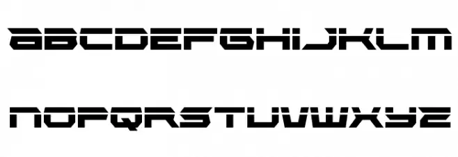 Lethal Force Laser Caratteri MINUSCOLO