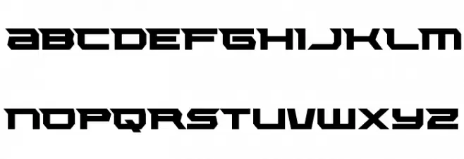 Lethal Force Regular Schriftart Groß