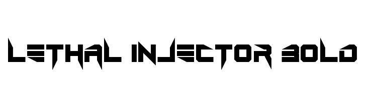 Lethal Injector Bold  font caratteri gratis