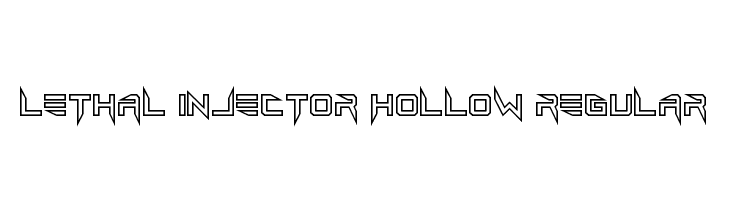 Lethal Injector Hollow Regular  Fuentes Gratis Descargar