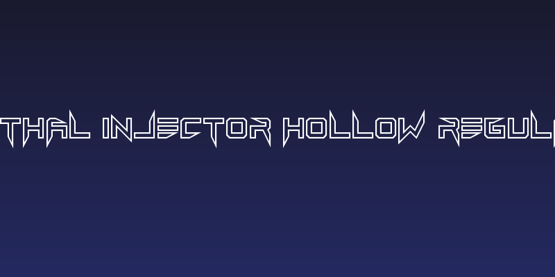Lethal Injector Hollow Regular Social Header