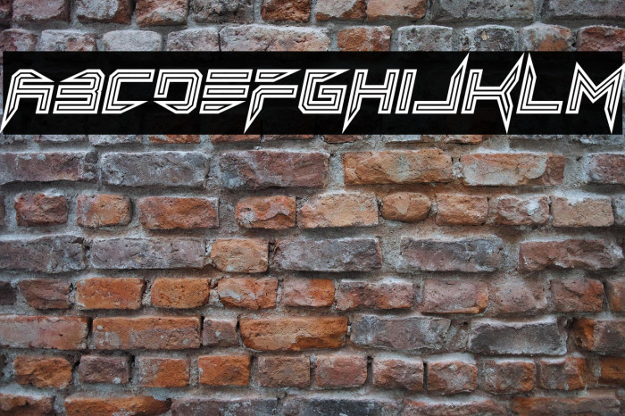 Lethal Injector Inline Italic Example 1