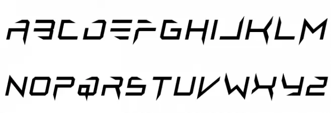 Lethal Injector Regular Italic Polices MINUSCULES