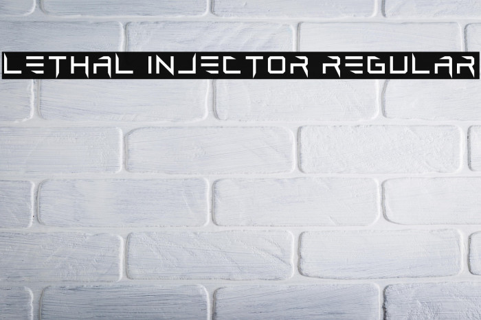 Lethal Injector Regular Example 3