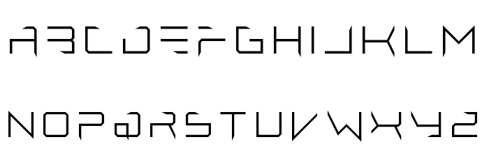 Lethal Injector Thin Font LOWERCASE