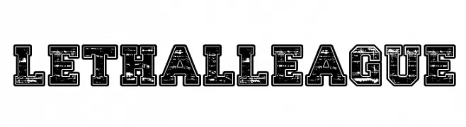 Lethal League  Frei Schriftart Herunterladen