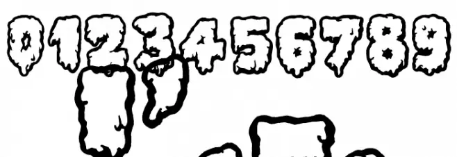 Lethal Slime Font OTHER CHARS