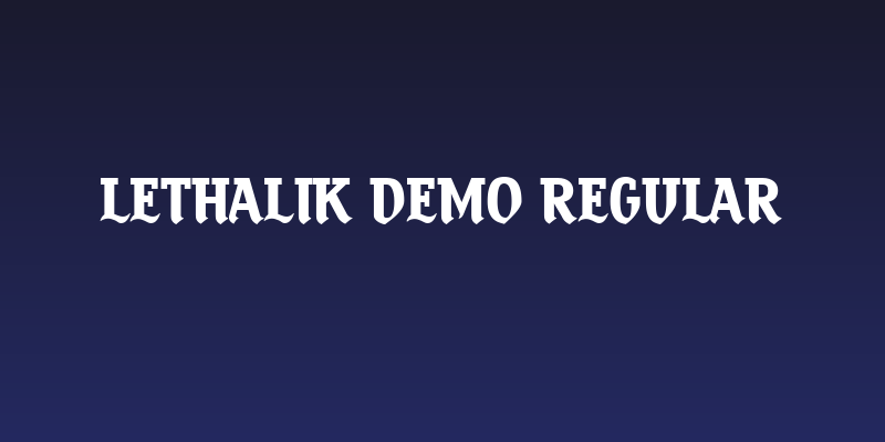 Lethalik Demo Regular Social Header