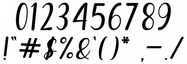 Letizia Font OTHER CHARS