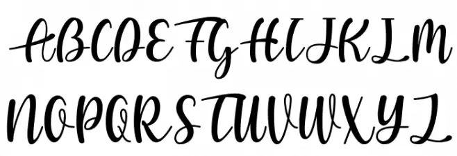 Letizia Schriftart Groß