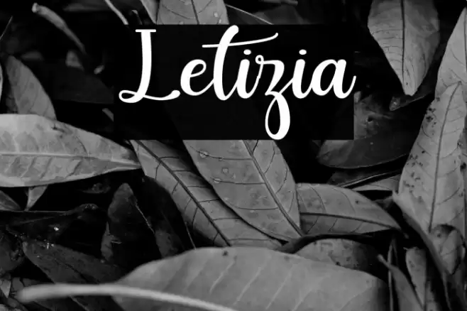 Letizia Font examples