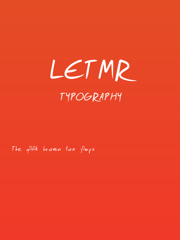 Letmr Poster