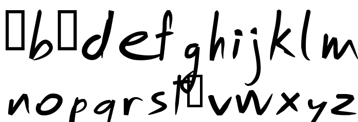 Letmr Font LOWERCASE