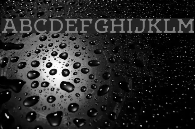 LetoOneDefect Font examples