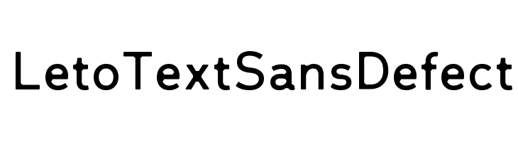 LetoTextSansDefect  baixar fontes gratis