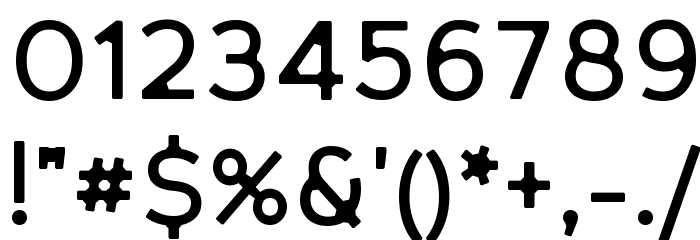 LetoTextSansDefect Font OTHER CHARS