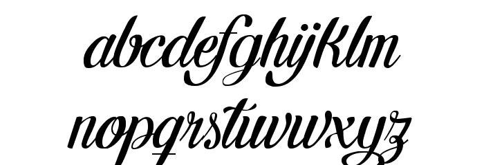 Letra Hipster - Personal Use Font LOWERCASE