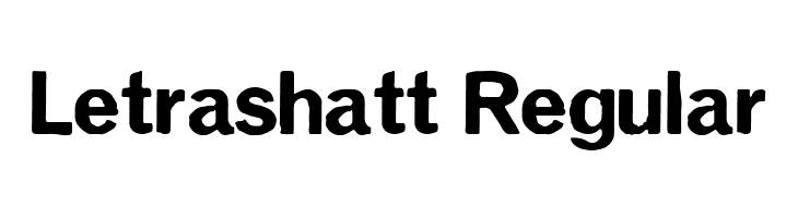 Letrashatt Regular  Free Fonts Download