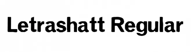 Letrashatt Regular Font