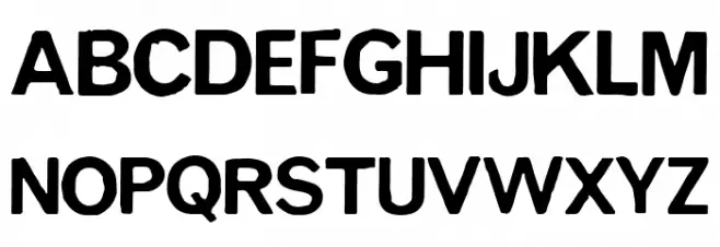 Letrashatt Regular Font UPPERCASE