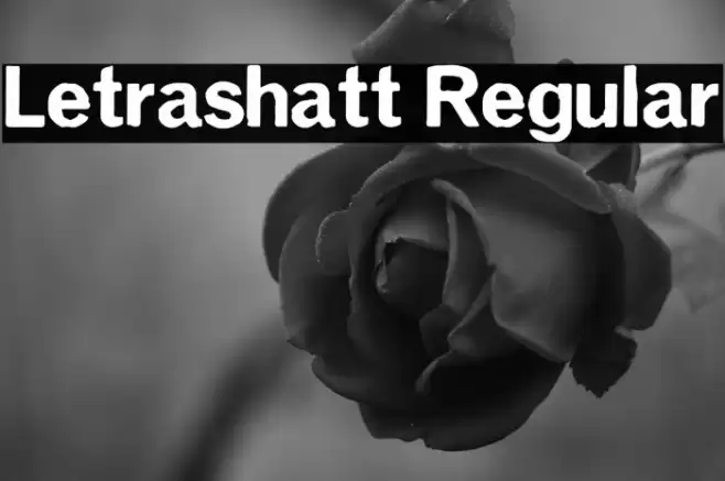 Letrashatt Regular Font examples
